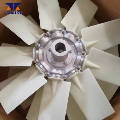 Excavadora con ventilador de múltiples alas modelo OEM tamaño personalizado sistema de refrigeración de cuchillas de ventilador